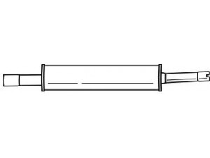 AKS DASIS SG44422 vidurinis duslintuvas