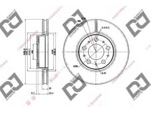 DJ PARTS BD2008 stabdžių diskas 
 Dviratė transporto priemonės -> Stabdžių sistema -> Stabdžių diskai / priedai
272403, 2724032, 2724037