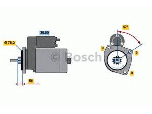 BOSCH 0 986 016 750 starteris 
 Elektros įranga -> Starterio sistema -> Starteris
02B 911 023 B, 02B 911 023 BX