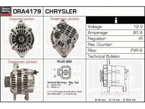 DELCO REMY DRA4179 kintamosios srovės generatorius 
 Elektros įranga -> Kint. sr. generatorius/dalys -> Kintamosios srovės generatorius
A2TA3791, A2TA7491, A2TA7491ZC