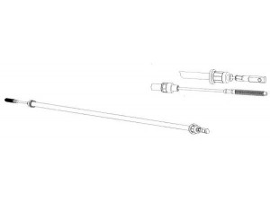 CEF CT02124 trosas, stovėjimo stabdys 
 Stabdžių sistema -> Valdymo svirtys/trosai
5490304, 95492972