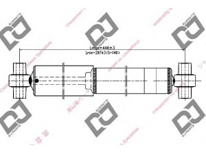 DJ PARTS DS1197GT amortizatorius 
 Pakaba -> Amortizatorius
GJ5A28700D, GK2A28700C, GK2C28700D