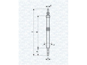 MAGNETI MARELLI 062900026304 kaitinimo žvakė 
 Kibirkšties / kaitinamasis uždegimas -> Kaitinimo kaištis
11065-00Q0A, 44 30 069, 44 30 920