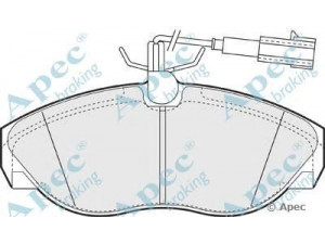 APEC braking PAD1205 stabdžių trinkelių rinkinys, diskinis stabdys 
 Techninės priežiūros dalys -> Papildomas remontas
425226, 9948626, 425224