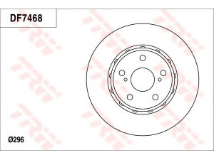 TRW DF7468 stabdžių diskas 
 Stabdžių sistema -> Diskinis stabdys -> Stabdžių diskas
4351228190