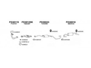 VENEPORTE 300013 išmetimo sistema 
 Išmetimo sistema -> Išmetimo sistema, visa