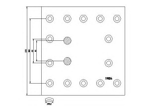 TEXTAR 1982410 stabdžių antdėklo rinkinys, būgninis stabdys
1906249