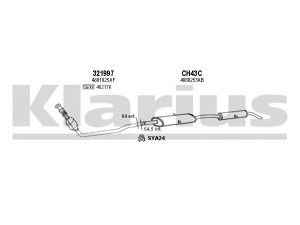 KLARIUS 220035U išmetimo sistema 
 Išmetimo sistema -> Išmetimo sistema, visa
