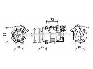 PRASCO RTK489 kompresorius, oro kondicionierius 
 Oro kondicionavimas -> Kompresorius/dalys
8200939386