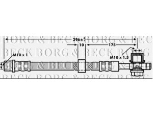 BORG & BECK BBH7185 stabdžių žarnelė 
 Stabdžių sistema -> Stabdžių žarnelės
6N0611701A, 6N0611701B, 3A0 611 701