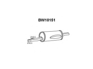 VENEPORTE BW10151 galinis duslintuvas 
 Išmetimo sistema -> Duslintuvas
18121175878