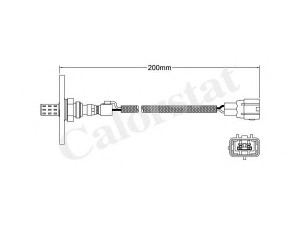 CALORSTAT by Vernet LS120008 lambda jutiklis
89465-12330, 89465-19368, 89465-19555
