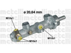METELLI 05-0154 pagrindinis cilindras, stabdžiai 
 Stabdžių sistema -> Pagrindinis stabdžių cilindras
60749853, 60750098, 60750452, 705534