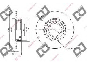 DJ PARTS BD1950 stabdžių diskas 
 Dviratė transporto priemonės -> Stabdžių sistema -> Stabdžių diskai / priedai
43512-87515, 4351287515, AA30033251