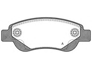 OPEN PARTS BPA1177.00 stabdžių trinkelių rinkinys, diskinis stabdys 
 Techninės priežiūros dalys -> Papildomas remontas
1613819980, 425328, 425474, 425327