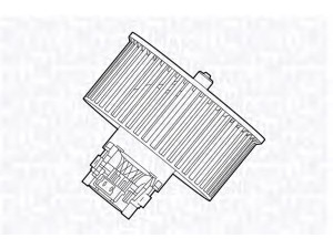 MAGNETI MARELLI 069412658010 vidaus pūtiklis 
 Šildymas / vėdinimas -> Orpūtė/dalys
1H1820021, 1H1820021