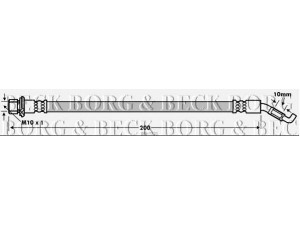 BORG & BECK BBH7731 stabdžių žarnelė 
 Stabdžių sistema -> Stabdžių žarnelės
90947-02F04