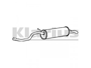 KLARIUS 230847 galinis duslintuvas 
 Išmetimo sistema -> Duslintuvas
6Q0253609B, 6Q6253609, 6Q6253609AA