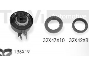 TREVI AUTOMOTIVE KD1160S paskirstymo diržo komplektas 
 Techninės priežiūros dalys -> Papildomas remontas
