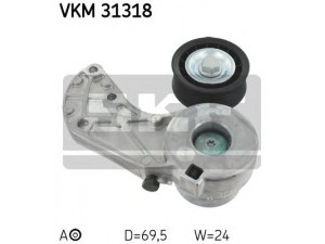 SKF VKM 31318 įtempiklio skriemulys, V formos rumbuotas diržas 
 Diržinė pavara -> V formos rumbuotas diržas/komplektas -> Įtempiklio skriemulys
022 145 299 E, 95510229900, 022 145 299 E
