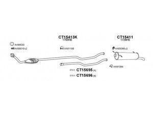 VENEPORTE 150197 išmetimo sistema 
 Išmetimo sistema -> Išmetimo sistema, visa