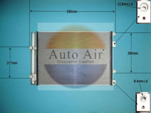 AUTO AIR GLOUCESTER 16-1062 kondensatorius, oro kondicionierius 
 Oro kondicionavimas -> Kondensatorius
976061R300