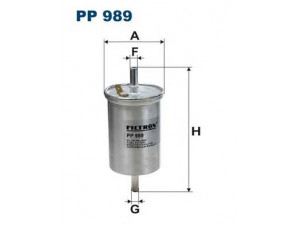 FILTRON PP989 kuro filtras 
 Filtrai -> Kuro filtras
0002591V003, 0002591V004, C0002591V003