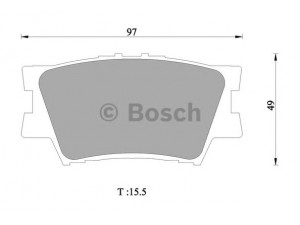 BOSCH 0 986 AB1 421 stabdžių trinkelių rinkinys, diskinis stabdys 
 Techninės priežiūros dalys -> Papildomas remontas
04466 33160