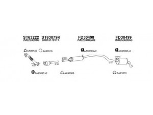 VENEPORTE 800203 išmetimo sistema 
 Išmetimo sistema -> Išmetimo sistema, visa