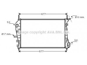 AVA QUALITY COOLING FDA2376 radiatorius, variklio aušinimas 
 Aušinimo sistema -> Radiatorius/alyvos aušintuvas -> Radiatorius/dalys
1216264, 1315633, 1350152, 1671774
