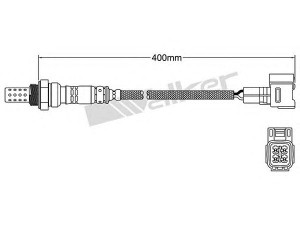 WALKER PRODUCTS 250-24852 lambda jutiklis 
 Variklis -> Variklio elektra
18213 57KA1, 18213 70H00, 18213 70H02