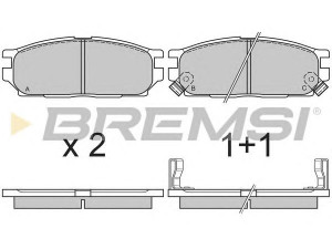 BREMSI BP2588 stabdžių trinkelių rinkinys, diskinis stabdys
MB699577, MB895096