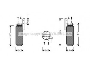 AVA QUALITY COOLING OLD164 džiovintuvas, oro kondicionierius 
 Oro kondicionavimas -> Džiovintuvas
1618051, 1618193, 52484345, 52484491