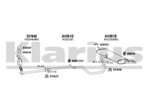KLARIUS 940531U išmetimo sistema 
 Išmetimo sistema -> Išmetimo sistema, visa