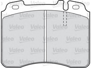 VALEO 598601 stabdžių trinkelių rinkinys, diskinis stabdys 
 Techninės priežiūros dalys -> Papildomas remontas
0014209820, 0024201520, 0024203720