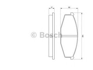 BOSCH 0 986 468 630 stabdžių trinkelių rinkinys, diskinis stabdys 
 Techninės priežiūros dalys -> Papildomas remontas
1V2A3328Z, 1Y193328Z, 41060 02J90