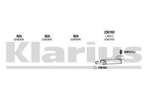 KLARIUS 510057E išmetimo sistema 
 Išmetimo sistema -> Išmetimo sistema, visa