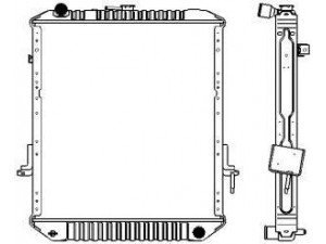 SAKURA  Automotive 1241-0317 radiatorius, variklio aušinimas