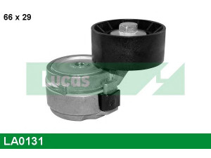 LUCAS ENGINE DRIVE LA0131 įtempiklio skriemulys, V formos rumbuotas diržas 
 Diržinė pavara -> V formos rumbuotas diržas/komplektas -> Įtempiklio skriemulys