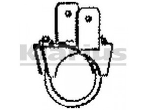 KLARIUS 430006 laikiklis, išmetimo sistema
95586072, 75529846, 95586072, 75529846