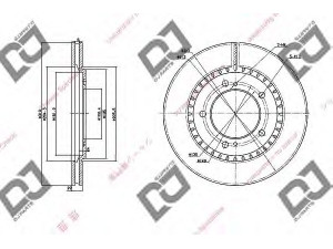 DJ PARTS BD1076 stabdžių diskas 
 Dviratė transporto priemonės -> Stabdžių sistema -> Stabdžių diskai / priedai
55211-65D01, 55211-65D10, 55211-65D11