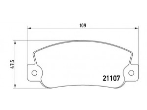BREMBO P 23 032 stabdžių trinkelių rinkinys, diskinis stabdys 
 Techninės priežiūros dalys -> Papildomas remontas
792703, 792704, 5888939, 71770987