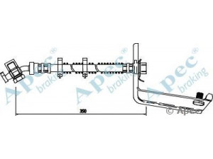 APEC braking HOS3544 stabdžių žarnelė 
 Stabdžių sistema -> Stabdžių žarnelės
SHB101200