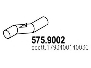 ASSO 575.9002 išleidimo kolektorius
179340014003C