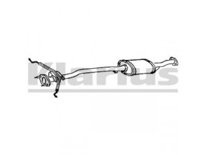 KLARIUS 240551 vidurinis duslintuvas 
 Išmetimo sistema -> Duslintuvas
B60140300A