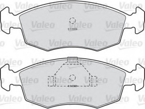 VALEO 598335 stabdžių trinkelių rinkinys, diskinis stabdys 
 Techninės priežiūros dalys -> Papildomas remontas
1647730, 5020817, 6500951, 6704269