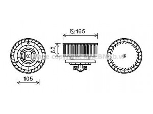 AVA QUALITY COOLING PE8507 elektrovariklis, vidinis pūtiklis 
 Šildymas / vėdinimas -> Orpūtė/dalys
644145