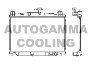 AUTOGAMMA 105164 radiatorius, variklio aušinimas 
 Aušinimo sistema -> Radiatorius/alyvos aušintuvas -> Radiatorius/dalys
ZJ3815200A