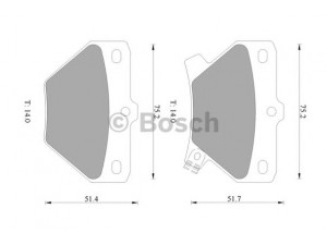 BOSCH 0 986 505 226 stabdžių trinkelių rinkinys, diskinis stabdys 
 Techninės priežiūros dalys -> Papildomas remontas
04466 20090, 04466 52010, 04466 52020