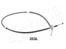 ASHIKA 131-02-283L trosas, stovėjimo stabdys 
 Stabdžių sistema -> Valdymo svirtys/trosai
4643020450